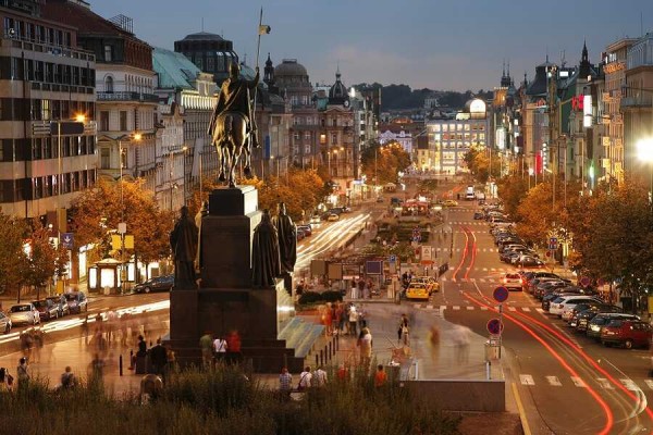 Wenceslas Square - Prague's major tourist attractions, Hotel Anna 